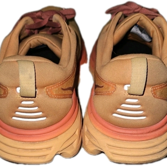 Hoka One One Bondi 8 in the Versatile Amber colorway.  - Picture 3 of 5